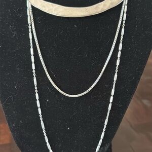 Silpada Silver Layered Necklace